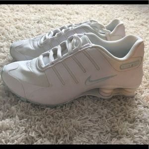 Nike Shox White and Teal Glow in the Dark